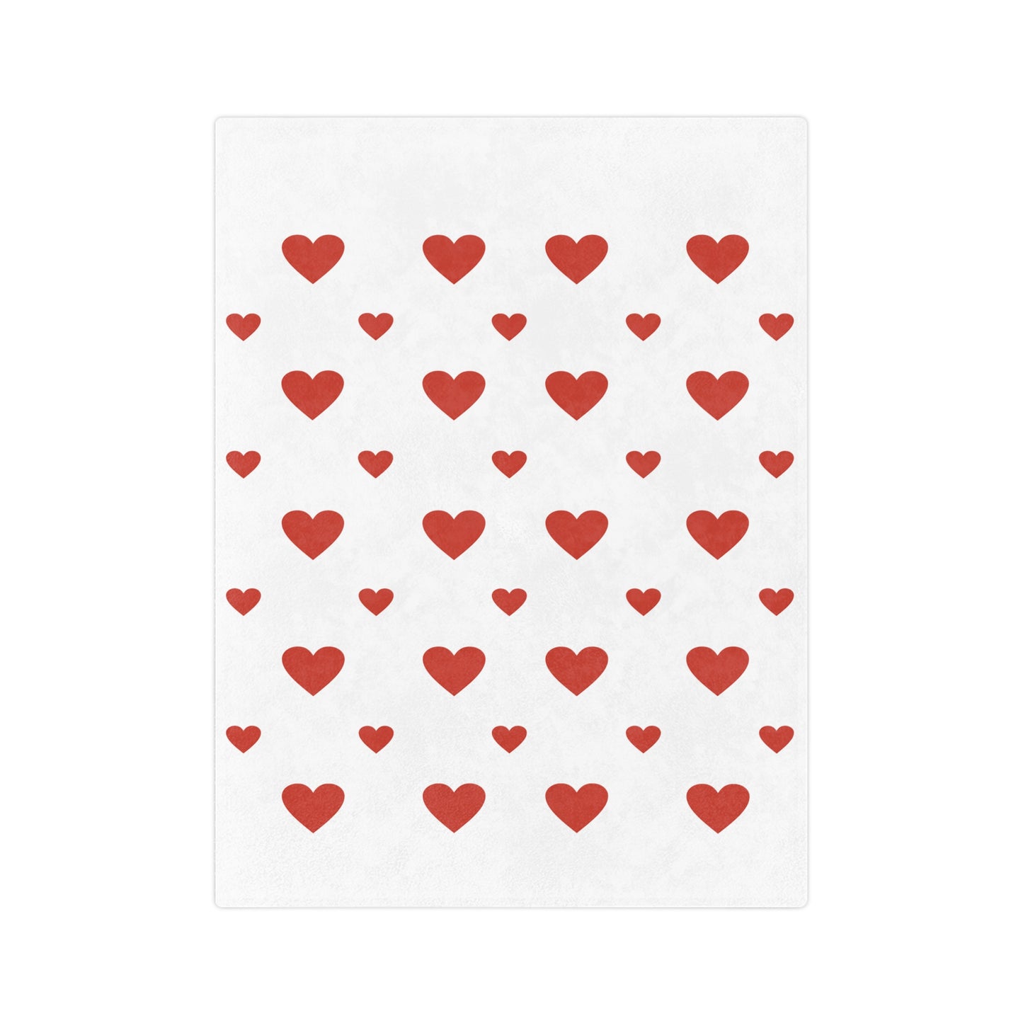 Cozy Heart Pattern Blanket - Perfect for Valentine's Day, Home Décor, Gifts, Snuggling, Soft Microfiber Blanket